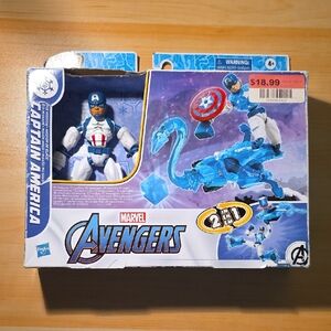 Marvel Avengers Captain America Blue and White Action Figure